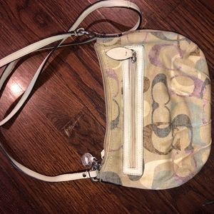 Beige Coach Purse